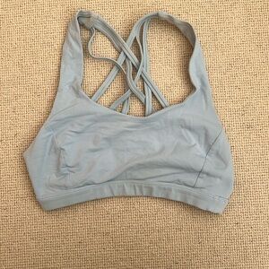 Lululemon blue sports bra